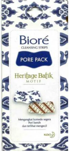 Gambar 1. Kemasan Biore pore pack heritage batik 