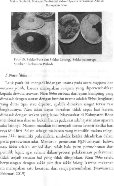 Foto  I  5. Sokko  Pute  dan Sokko  Lotong,  Sokko  patenrupa Sunrbcr  :  Dokumen  Pribadi.