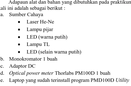 Gambar 3 1 Set Up Percobaan 