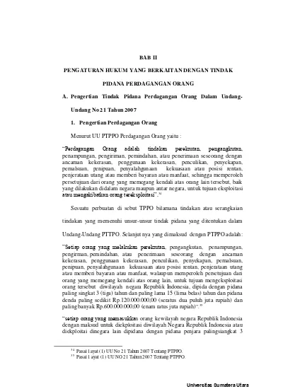 Analisis Yuridis Tindak Pidana Perdagangan Orang Terhadap Anak Secara ...