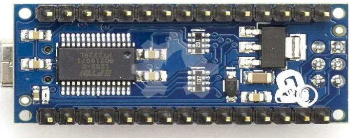 Gambar 2.1 (b). Arduino Nano Tampak Belakang 