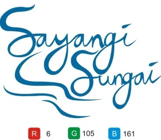 Gambar 01. Logo kampanye “Sayangi Sungai” (Sumber: Kaldera Romadhon, 2017) 