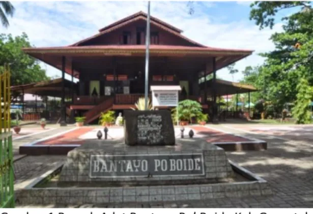 Gambar 1 Rumah Adat Bantayo Po’ Boide Kab Gorontalo  [Sumber: Bantayo Poboide - Wikipedia bahasa 