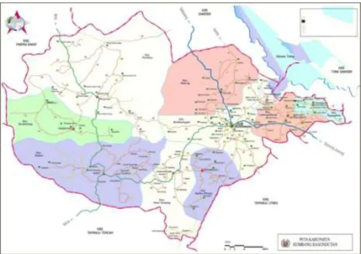 Gambar 1.1 Peta Kabupaten Humbang Hasundutan 