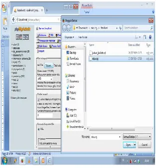 Gambar  8  adalah  tampilan  form  utama  dari  perangkat  lunak  yang  dihasilkan.  Form  ini  berisikan  text  box  dan  button  sebagai  interaksi  kepada  pengguna  berupa masukan 