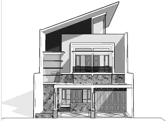 Gambar 3.1.  Desain Prototype Rumah Pintar