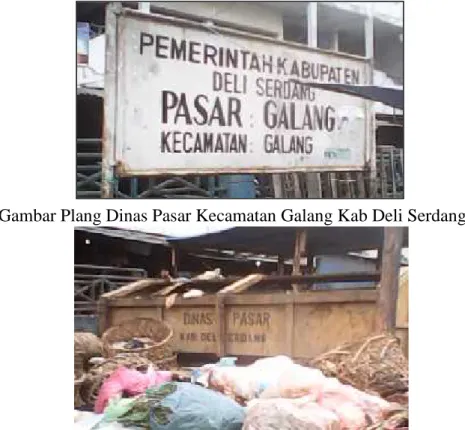 Gambar Plang Dinas Pasar Kecamatan Galang Kab Deli Serdang