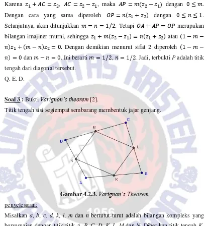 Gambar 4.2.3. Varignon’s Theorem 