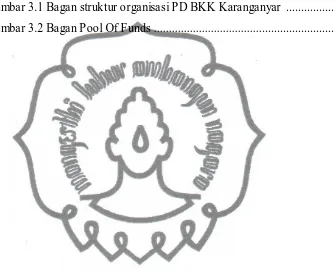 Gambar 3.1 Bagan struktur organisasi PD BKK Karanganyar  .................32 