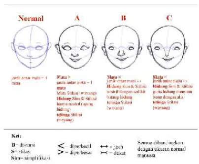 Tabel 4. Berbagai alternatif gaya penggambaran wajah 