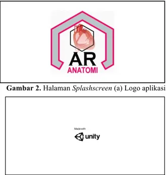 Gambar 2. Halaman Splashscreen (a) Logo aplikasi 