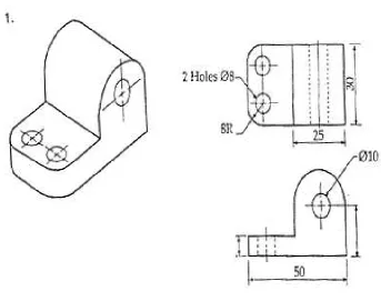 Gambar 2.1. Contoh Gambar Kerja 