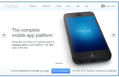 Gambar 1: Layanan Parse mobile 