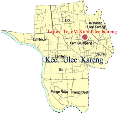 Gambar 4.1 Peta kecamatan Ulee Kareng 