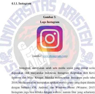 Gambar 3.  Logo Instagram 