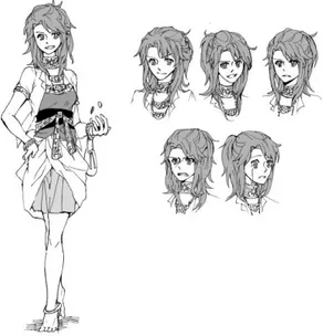 Gambar 4. Desain karakter Myrna 