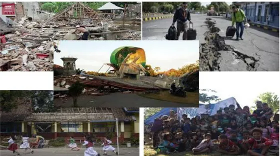Gambar 1. Kerusakan Akibat Gempa di Lombok Utara  
