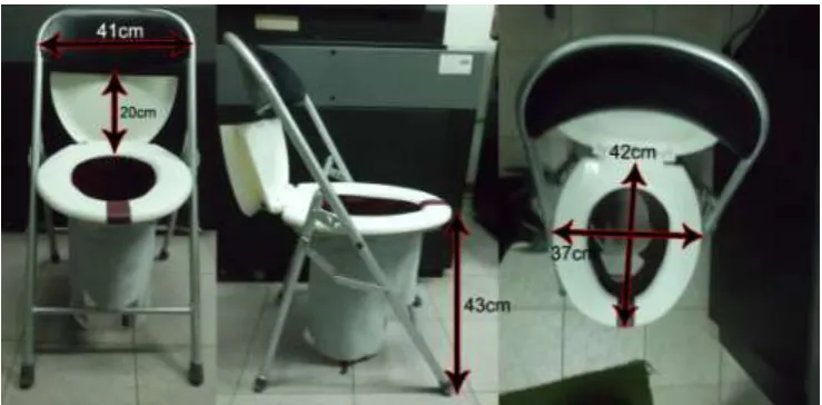 Gambar 4. Hasil prototype alat bantu kloset jongkok 