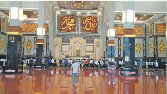 Gambar didalam Masjid Agung At-Taqwa 