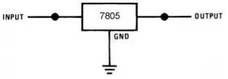 Gambar 4. Simbol IC regulator MC7805 
