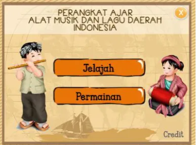 Gambar 3. Halaman menu utama 