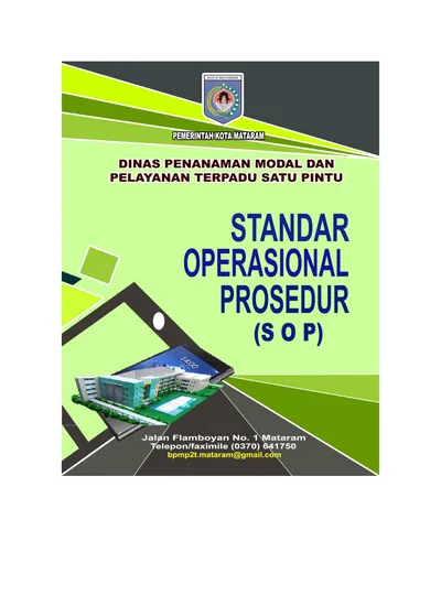 PERUBAHAN STANDAR OPERASIONAL PROSEDUR (SOP) PERIZINAN A DAN B PADA ...