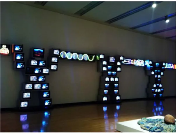 Gambar 1  Nam June Paik,  “ElectroSymbio-Phonics” , 1992. 