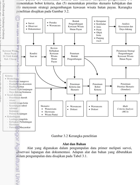 Gambar 3.2 Kerangka penelitian 