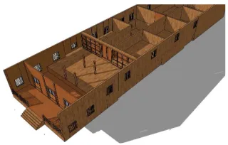 Gambar 1. Ilustrasi Interior Rumah 9 Ilir 
