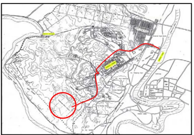 Gambar 3.2 Peta Lokasi Pabrik Baturaja PT. Semen Baturaja (Persero)