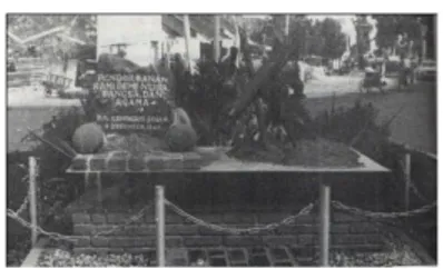 Gambar 3. Monumen Perjuangan Lasykar  Hizbullah di Jl. Lengkong Besar Bandung 