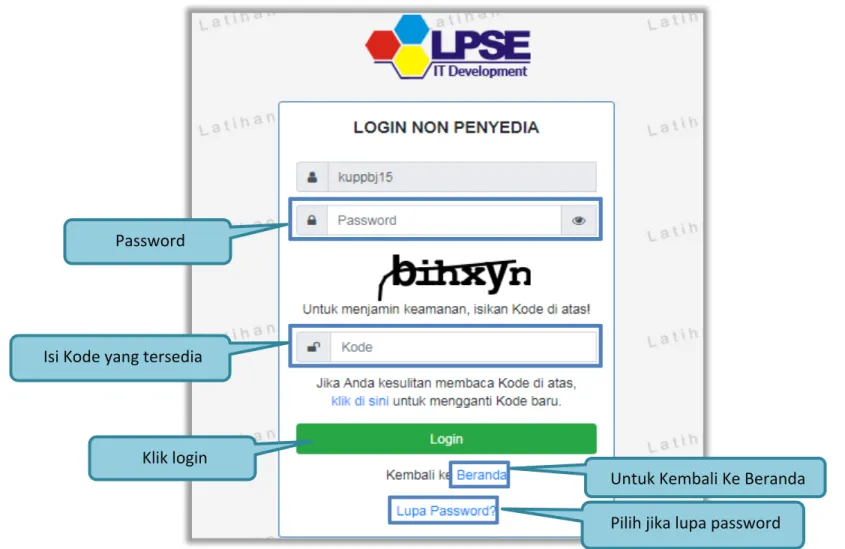 Gambar 10. Form Login 2 Password 