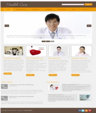 Gambar 15 Web Page Menu utama 