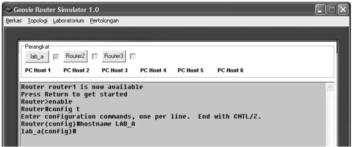 Gambar 5.20. Set Hostname 