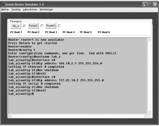 Gambar 5.21. Set IP Address pada interface 