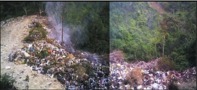 Gambar 2.8 Sistem Operasional Open Dumping TPA Keumuning Langsa Sumber: BLHKP Kota Langsa 2010 