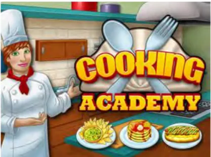 Gambar 2.4 : Tampilan awal Cooking Academy 