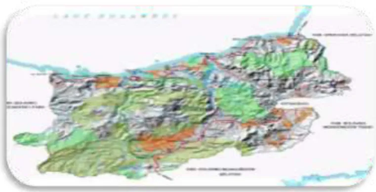 Gambar Peta Kabupaten Bolaang Mongondow 