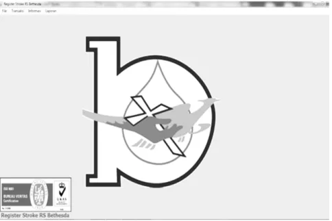 Gambar 1.  Tampilan Depan Register Stroke Elektronik RS Bethesda        Yogyakarta