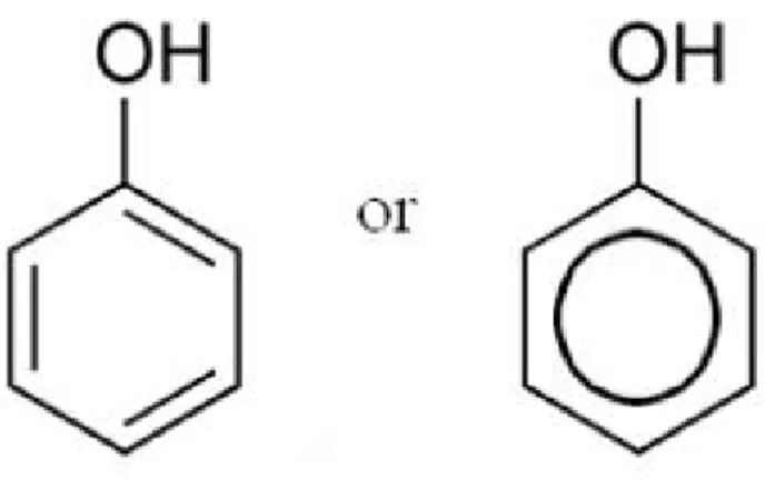 Gambar 2. Struktur fenol 