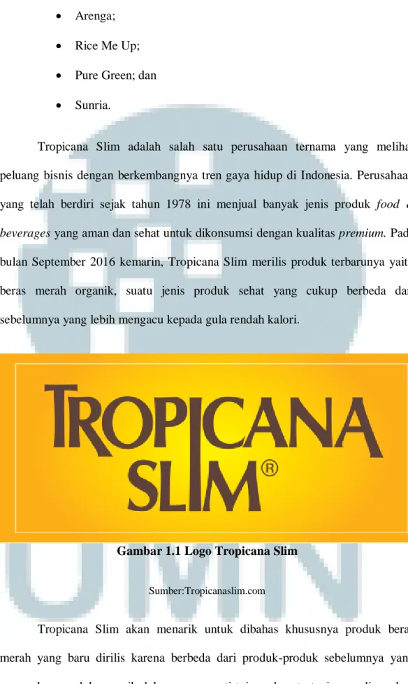 Gambar 1.1 Logo Tropicana Slim 