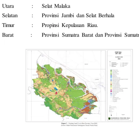 Gambar  1.  Peta Propinsi Riau. 