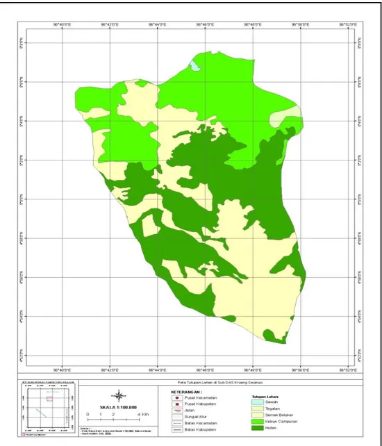 Tabel  2.    Ke miringan  Lereng  di  Sub  DAS  Krueng Simpo 