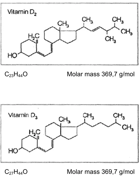 Gambar 15. Struktur kimia vitamin D 