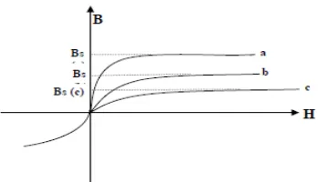Gambar 2.6. arah domain (a) diamagnetik (b) paramagnetik (c) ferromagnetik (d) 