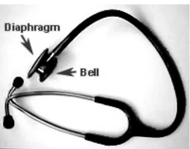Gambar 4. Bagian-bagian stetoskop   
