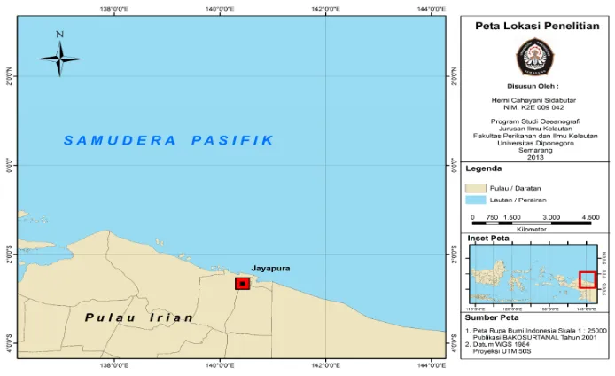 Gambar 1. Peta Lokasi Titik Sampling 