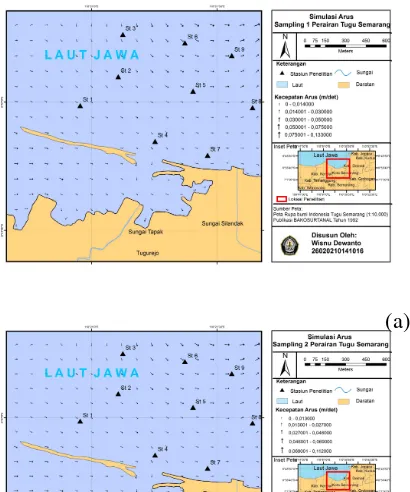 Gambar 5. Peta Sebaran Horizontal Nitrat di Perairan Tugu Semarang Tanggal 23 September 2014 