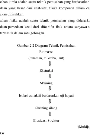 Gambar 2.2 Diagram Teknik Pemisahan 