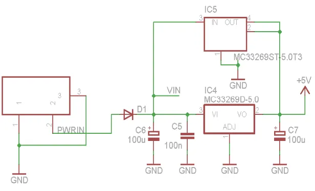 Gambar 3.2 Rangkaian power supply 